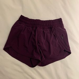 Lululemon Maroon Running Shorts